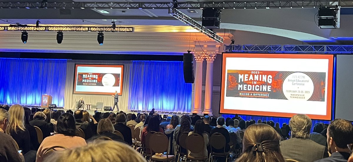 Opening remarks at #ACGME2023 bright and early ☀️MeaningInMedicine