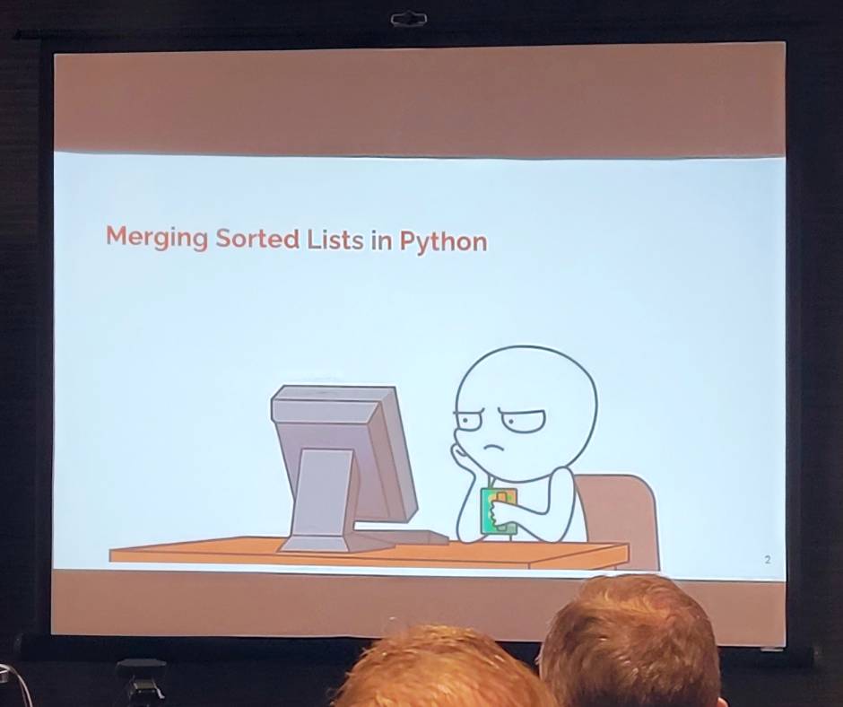 confooca's tweet photo. Tim Peter name TimSort as a sort of inside-joke. 20 years later, the sorting algorithm is use in most coding langage.

In this talk, Adam G. Bell gave a quick tour of its history and the adevnture he went through to beat it! 🗡

#confoo #techconference #python #TimSort https://t.co/wKNdLc8RCM