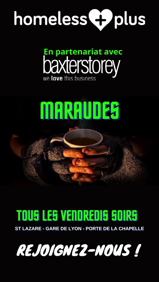 Homeless_Plus's tweet photo. Récupération en cours des repas invendus chez notre partenaire #Baxterstorey aux sites de Courbevoie, St Ouen, Gare de Lyon & St lazare pour nos 3 maraudes de ce soir avec les Homeless’Angels +les asso Avenir+ & @baladelucioles 💚
Nous recherchons des bénévoles #RT
#antigaspi https://t.co/ZayZ4FFyM4