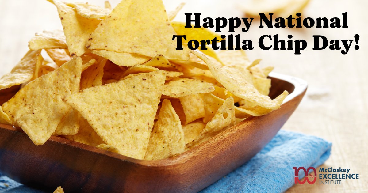 Happy National Tortilla Chip Day! Do you prefer to eat your tortilla chips with salsa, queso, or guacamole?