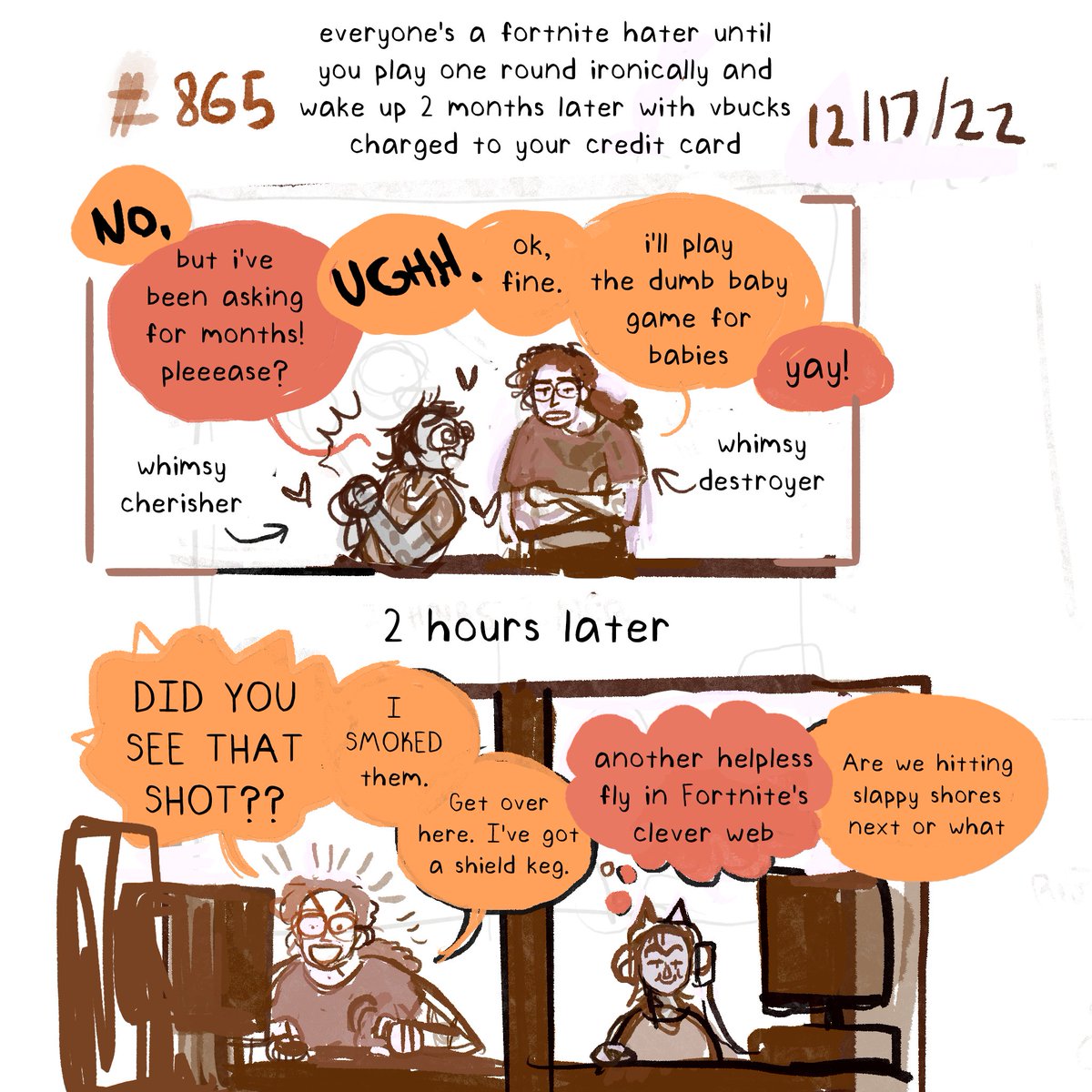 OK finally stopped dragging my feet. here are some daily comics about every day! (1/2)