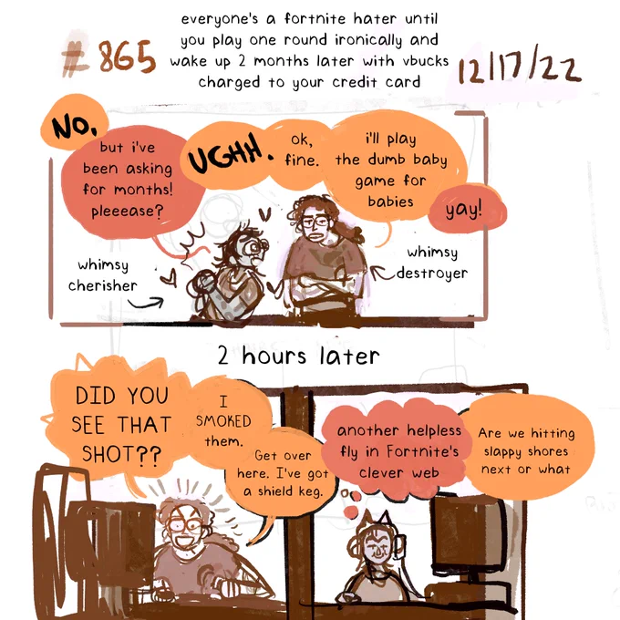 OK finally stopped dragging my feet. here are some daily comics about every day! (1/2) 
