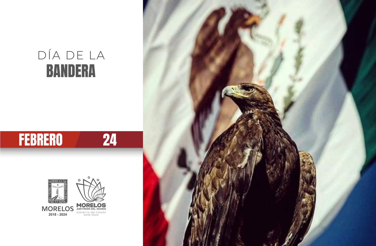 Conmemoramos el Día de la Bandera, símbolo de la unión, soberanía y fortaleza de nuestra nación. 

Honremos hoy y siempre los valores y principios que hacen único a nuestro país.