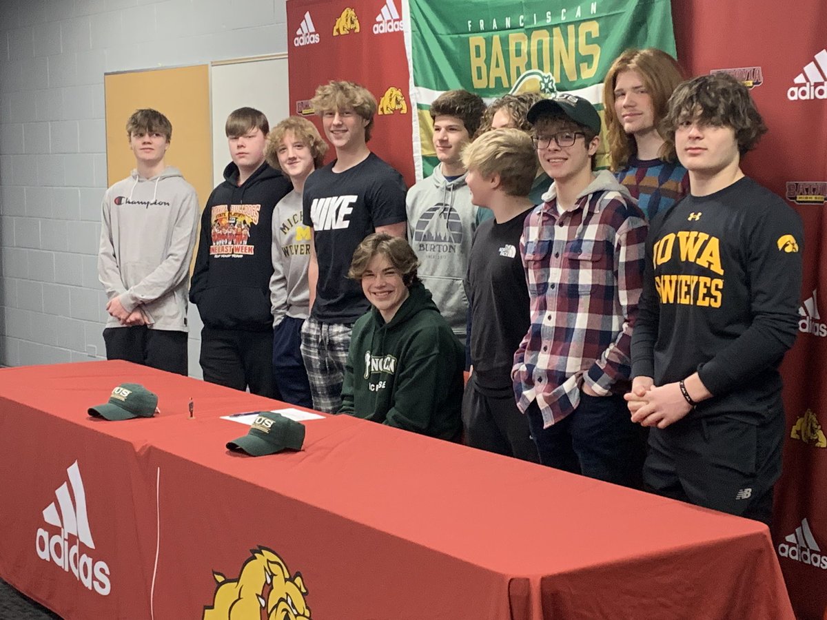 Bdogslax's tweet image. Congratulations to Luke Reimer on signing his letter of intent to play college lacrosse at Franciscan University in Ohio.