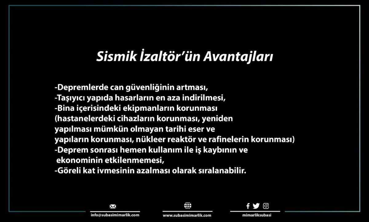 mimarliksubasi's tweet image. Günümüzde en çok konuşulan &quot;Sismik İzalatör&quot; nedir birlikte inceleyelim.
.
.
.
#architec #deprem #sismikizalatör
#architecture