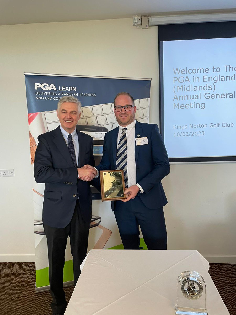 PGAMidlands's tweet image. Well done to @DPoolton for winning the Toby Sunderland Award for the Midlands Region 🏆

The Toby Sunderland Award recognises outstanding charitable acts or contributions by PGA Professionals - great job David 🙏🏼

#PGAPro #Golf #Winner #AwardWinning #CharityWork @ThePGA