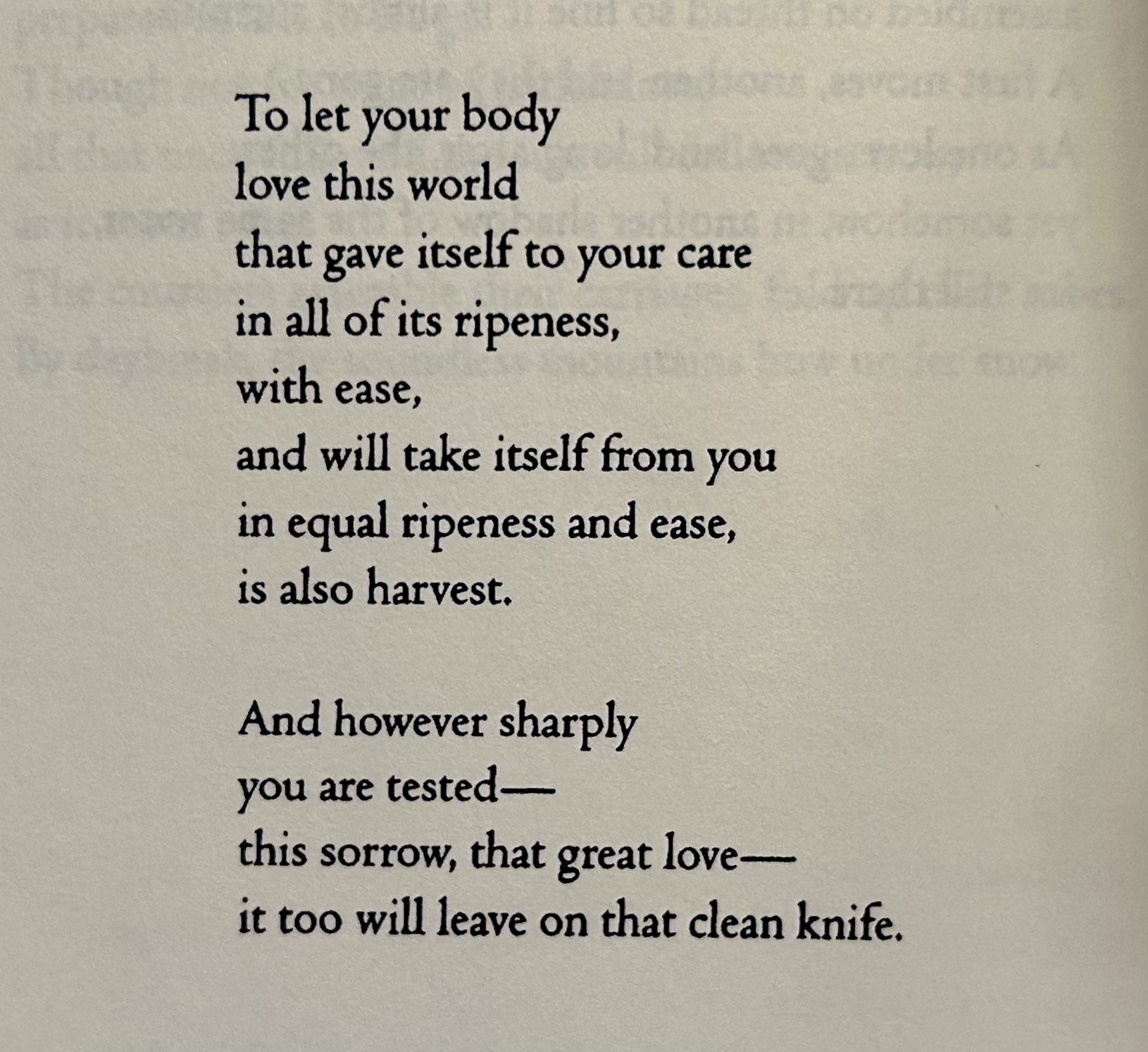 This sorrow, that great love happy birthday Jane Hirshfield 