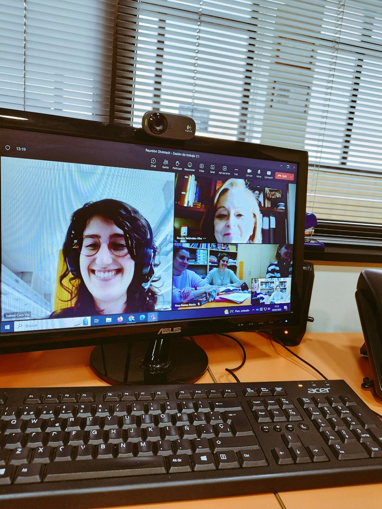 MeritxellNieto's tweet photo. Sessió de treball del Projecte de robòtica social #Divintech entre el SIEI de @LaSalleLaSeu , @LaSalleBCN i @LaSalleMAD #TEA #NCALaSalle https://t.co/oauvRd75UK