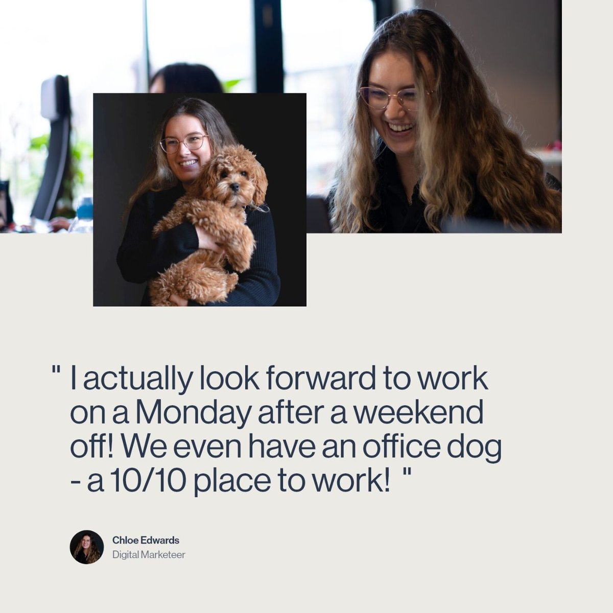 StudioNewwave's tweet photo. Meet the team: Beth &amp; Chloe 🥳

Beth loves to rewatch the Disney classics &amp; is a talented floral painter 💐

When Chloe’s not busy with campaign ideas, you can find her in a Netflix binge with her true love, crisps.

Meet the rest of us: https://t.co/xR5VMngQ3W https://t.co/nf7a8twR4M