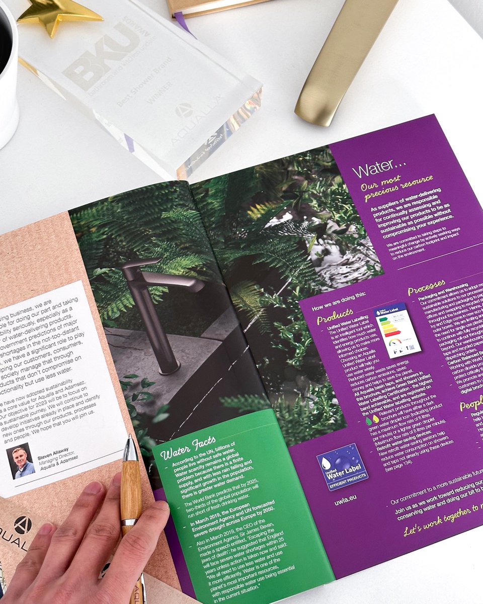 Aqualla__'s tweet photo. 🎉EXCITING NEWS! Your new Aqualla brochure is now available!

Download now
https://t.co/sJ3vcvufqp

#Aqualla #AquallaatHome #sustainability #greenbusiness #ethicalbusiness #brassware #bathroominterior #taps https://t.co/HRC9TjLGUY