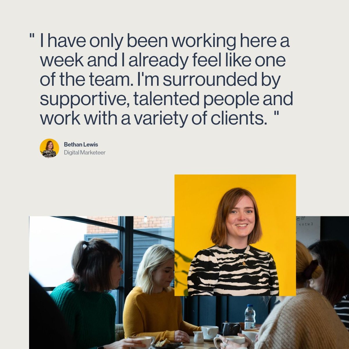 StudioNewwave's tweet photo. Meet the team: Beth &amp; Chloe 🥳

Beth loves to rewatch the Disney classics &amp; is a talented floral painter 💐

When Chloe’s not busy with campaign ideas, you can find her in a Netflix binge with her true love, crisps.

Meet the rest of us: https://t.co/xR5VMngQ3W https://t.co/nf7a8twR4M