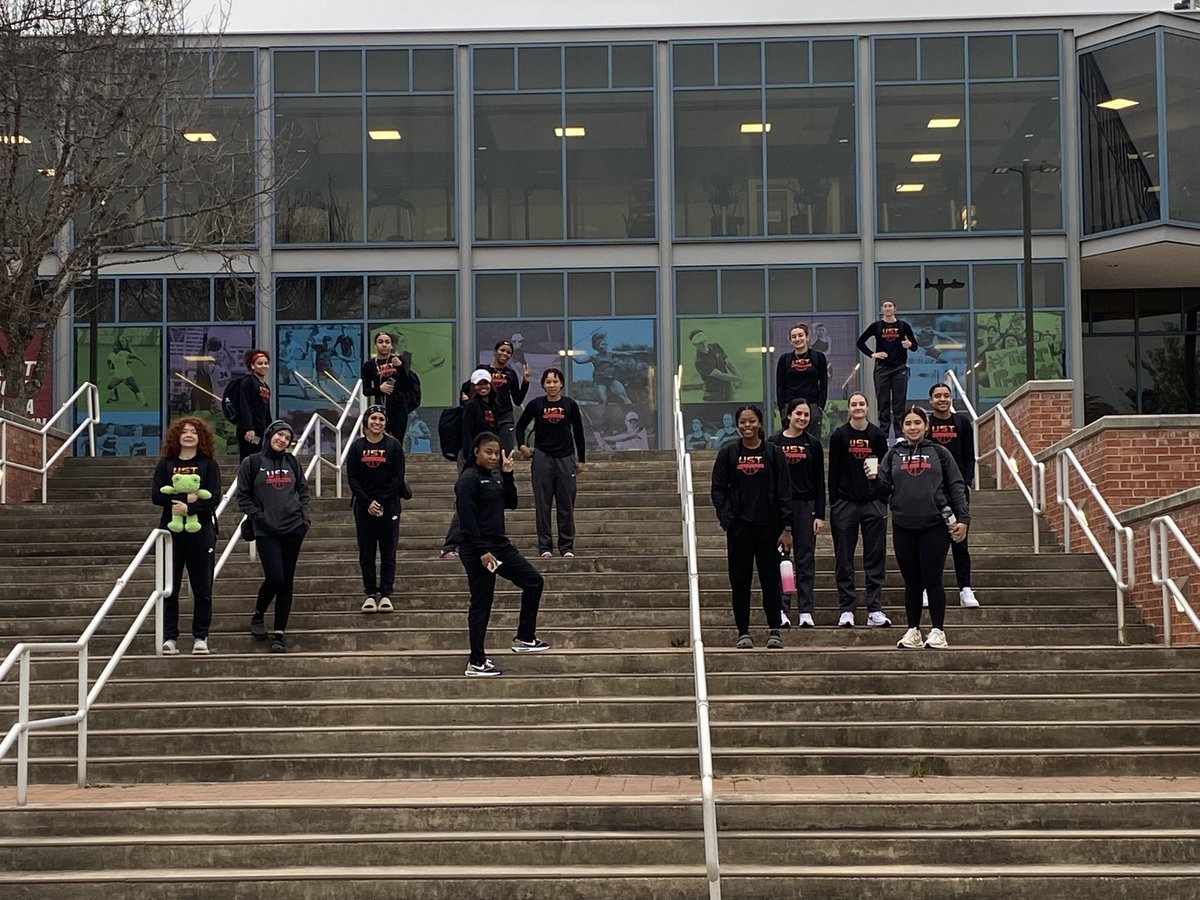 We’re here and it’s #GAMEDAY #SCACConferenceTournament  ✔️Breakfast ✔️Shoot around  #LetsGo