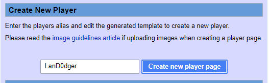 cs_codex's tweet photo. For those of you without player pages. There is a wizard on the homepage for easily creating your own player page. https://t.co/BERbrhxmDp