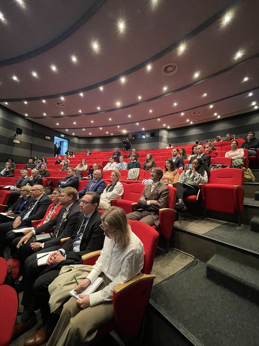 FranceaChypre's tweet photo. A very insightful event held at the University of Nicosia on the challenge of Russian #disinformation in the context of its aggression in Ukraine 🇺🇦. We were glad to take part & showcase 🇫🇷 French expertise on fact-checking through #AFP alongside our partners #standingforukraine https://t.co/fYdjm59p1Q