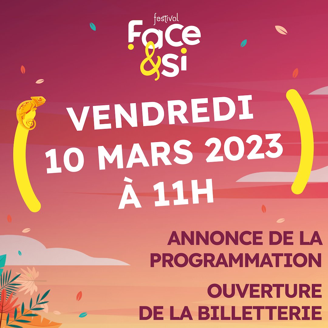 🎫 OUVERTURE DE LA BILLETTERIE

🥳 Soyez au rendez-vous le vendredi 10 mars à partir de 11h pour réserver vos places !

🎶 Plus que 2 semaines avant de connaître l'intégralité de la programmation 2023. Qui rejoindra Jenifer le week-end du 8, 9 et 10 septembre au Parc de Beaupuy ?