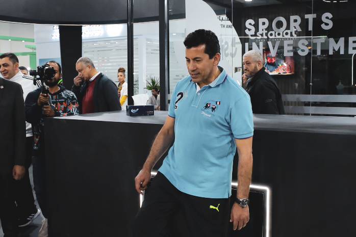 sportsunitedEg's tweet photo. 📸 مشاركة رياضية مميزة للدكتور أشرف صبحي وزير الشباب والرياضة بأنشطة جناح برزنتيشن سبورتس اليوم في 2023Sports Expo ▫️▪️
#Presentationsports
#SportsExpo
#BreakYourRecord
#اكسر_رقمك https://t.co/FeRxQyVNpG