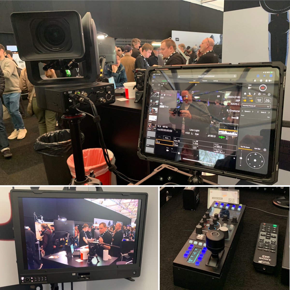 KodakAndy's tweet photo. At BSC 2023 my favourite bit of kit was the one I arrived not expecting to love. The Sony FR7 set up at the @CVPgroup stand completely switched me around. Fantastic bit of kit #cvpbsc2023 https://t.co/Q2dQhekCM0