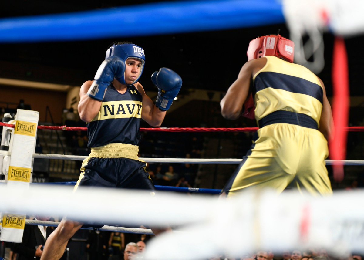 NavalAcademy's tweet photo. T-9 hours until the first punch is thrown ๐ฅ
Watch the 2023 #NavyBoxing Brigade Championships #LIVE tonight beginning at 6:45 p.m.
@USNavy @USMC
https://t.co/2GANipLtwR https://t.co/rx42CwBUa5