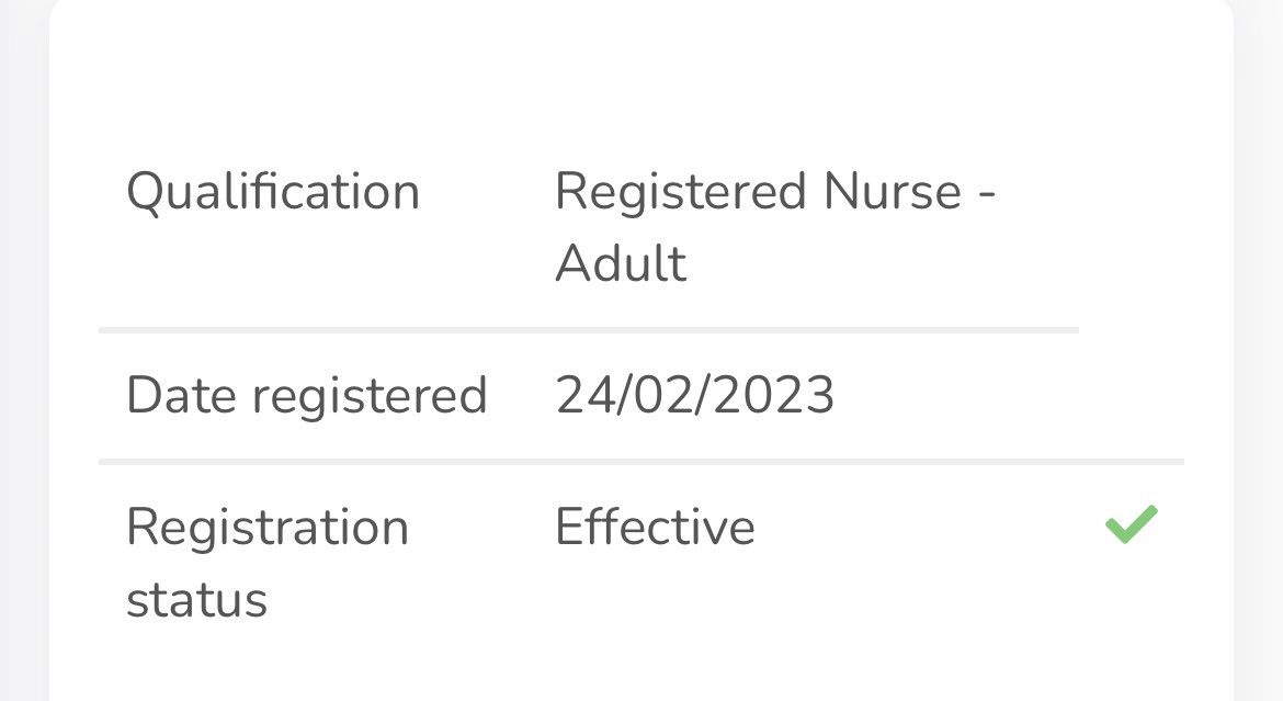 Wooohooo. After three of the most difficult years of my life with 5000 meltdowns and tantrums but also some of the best memories and friends made. I am now a registered nurse! #staffnurse #NQN