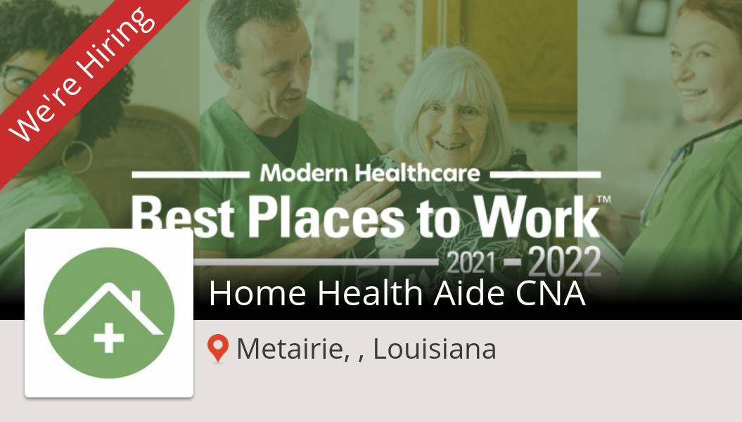 Heidi47734197's tweet photo. Home #Health #Aide CNA needed in #Metairie at #Amedisys. Apply now! #job https://t.co/1OfQBV9K1O https://t.co/Agehonczva
