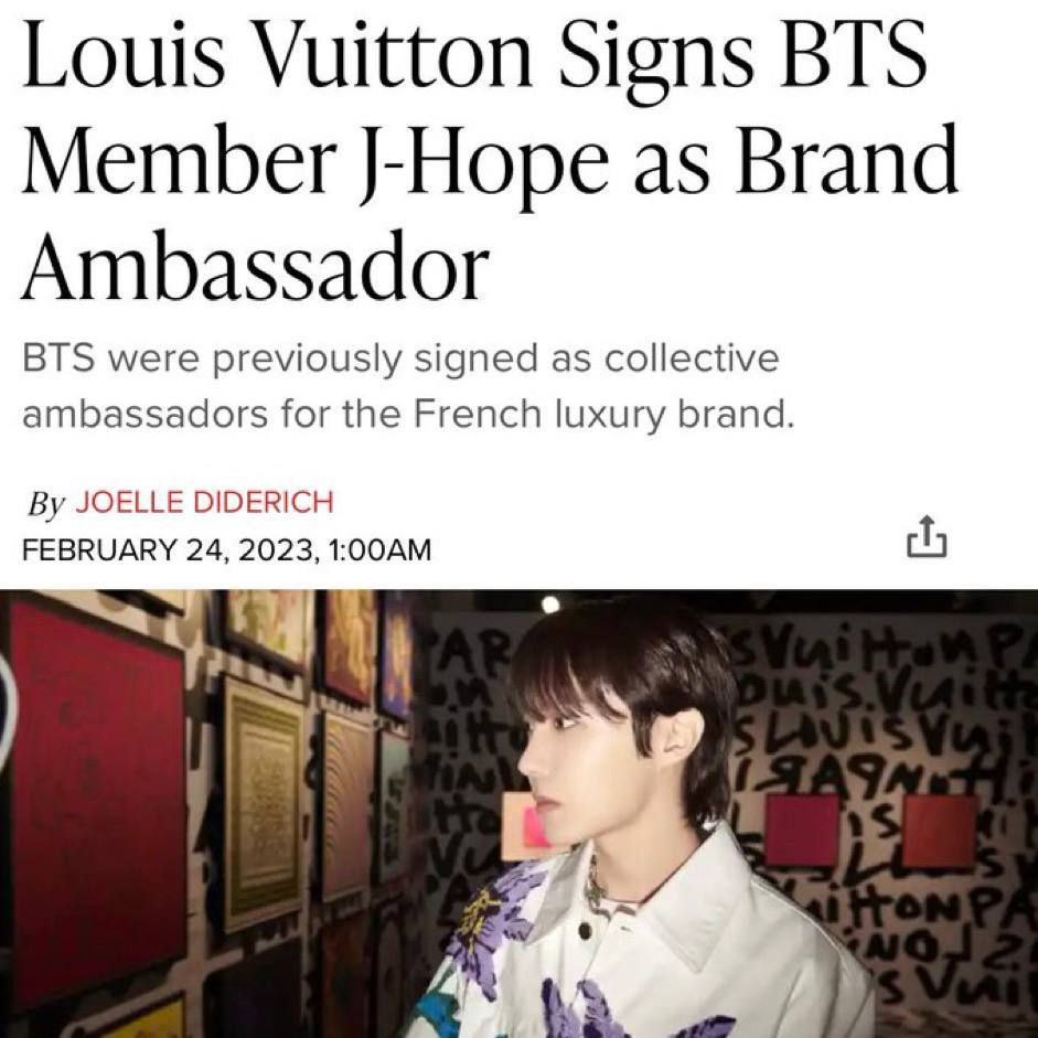 J-Hope de BTS es nuevo embajador de Louis Vuitton