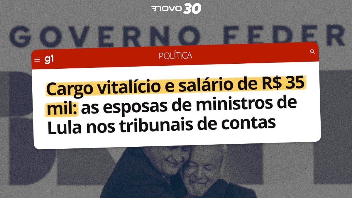 Todo mundo já viu essa história antes: políticos conseguindo cargos e "boquinhas" para esposas, maridos, irmãos, primos, etc.

O Estado - que já custa caro - pesa cada vez mais.

E a eficiência - que já é baixa - diminui cada vez mais.

❌O @novonacamara quer acabar com isso.