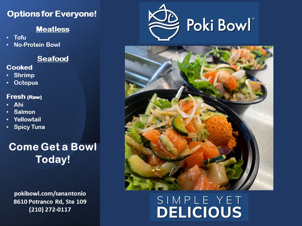 Order POKI BOWL - San Antonio, TX Menu Delivery [Menu & Prices