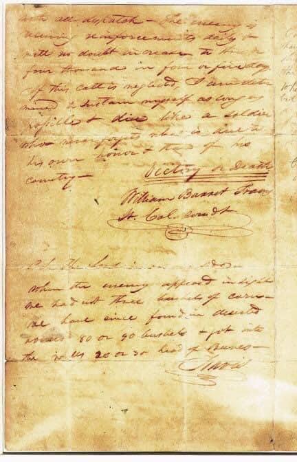 February 24, 1836

William Barret Travis commanding the Texans under attack in the Alamo, wrote this famous letter.  

#Texas
#TEXIT 
#TNM 
#TheTNM