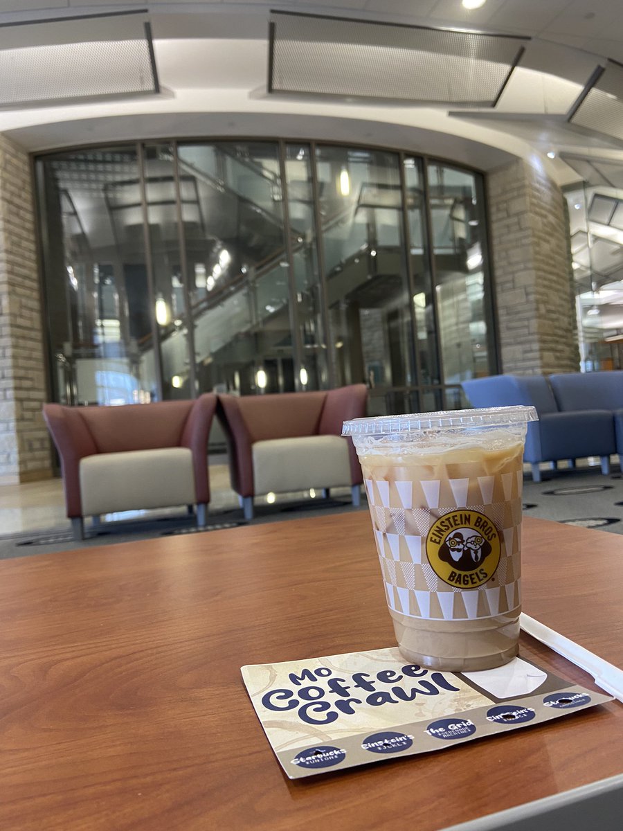 Last day of the coffee crawl means another caramel macchiato. I might have a problem!! 😂😂 #mocoffee <a href="/UCMElliottUnion/">Elliott Student Union</a>