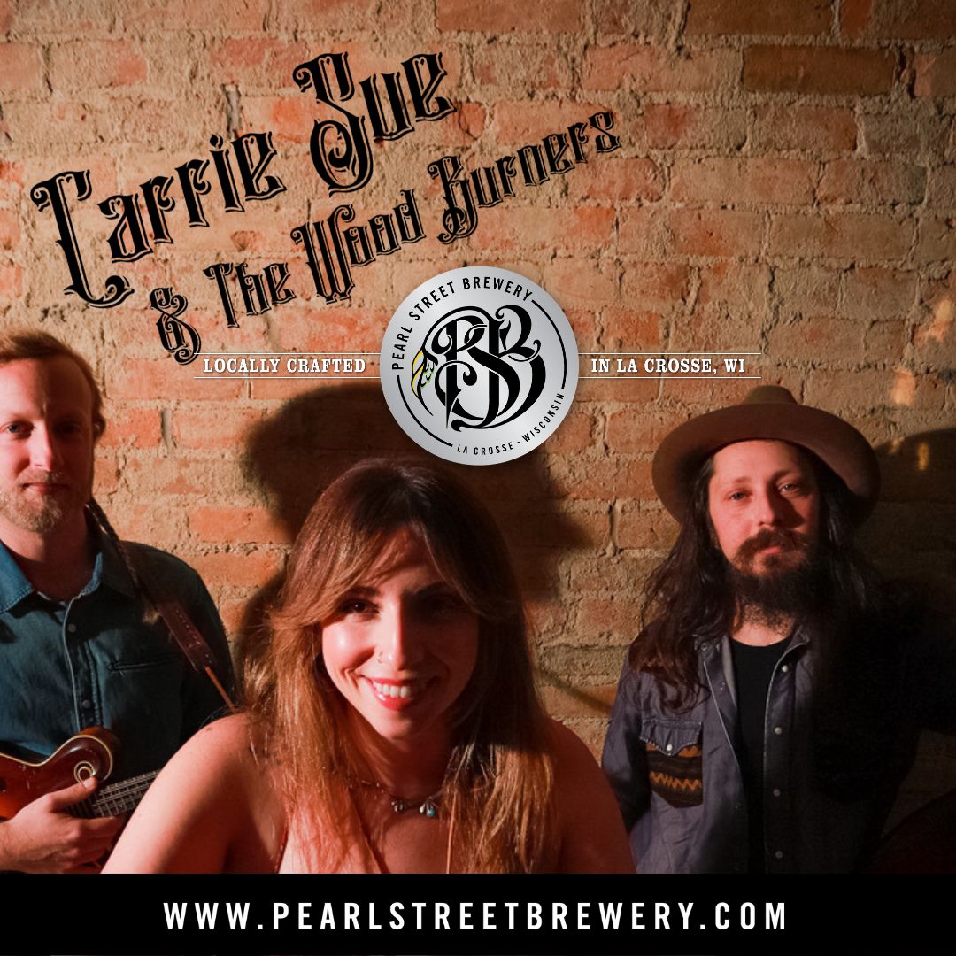 TONIGHT (2/24)!  Carrie Sue &amp; The Wood Burners (9 PM – 11 PM) hail from Urbana, IL and reside at the intersection of songwriting, storytelling, and harmonizing!

Learn more pearlstreetbrewery.com/tasting-room!

#partywithpsb #craftbeer #drinklocal