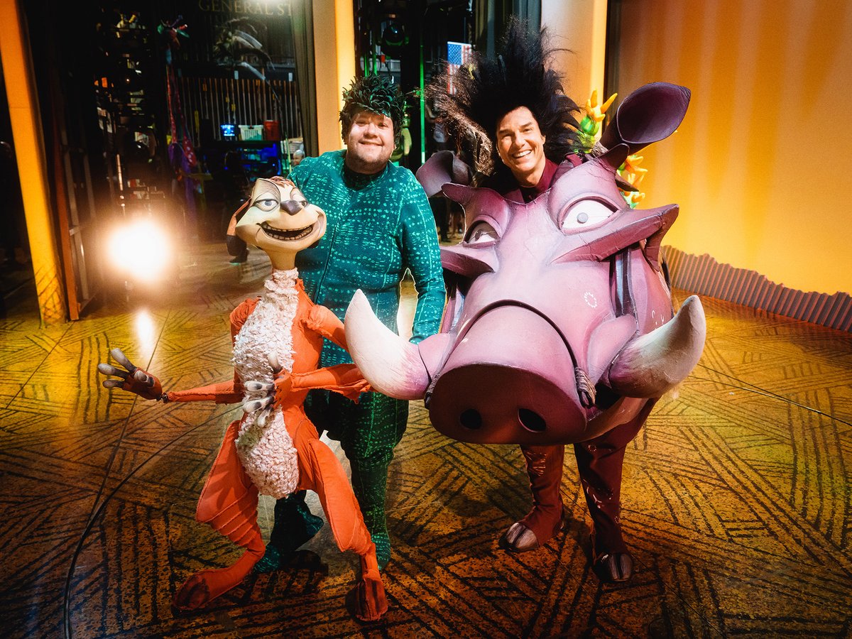 Here’s to finding the Pumbaa to your Timon. And to one last sketch with @TomCruise before we turn out the lights on the #LateLateShow. Catch James and Tom’s @thelionking performance on 'The Last Last Late Late Show' Primetime Special airing Thursday, April 27th on @CBS!