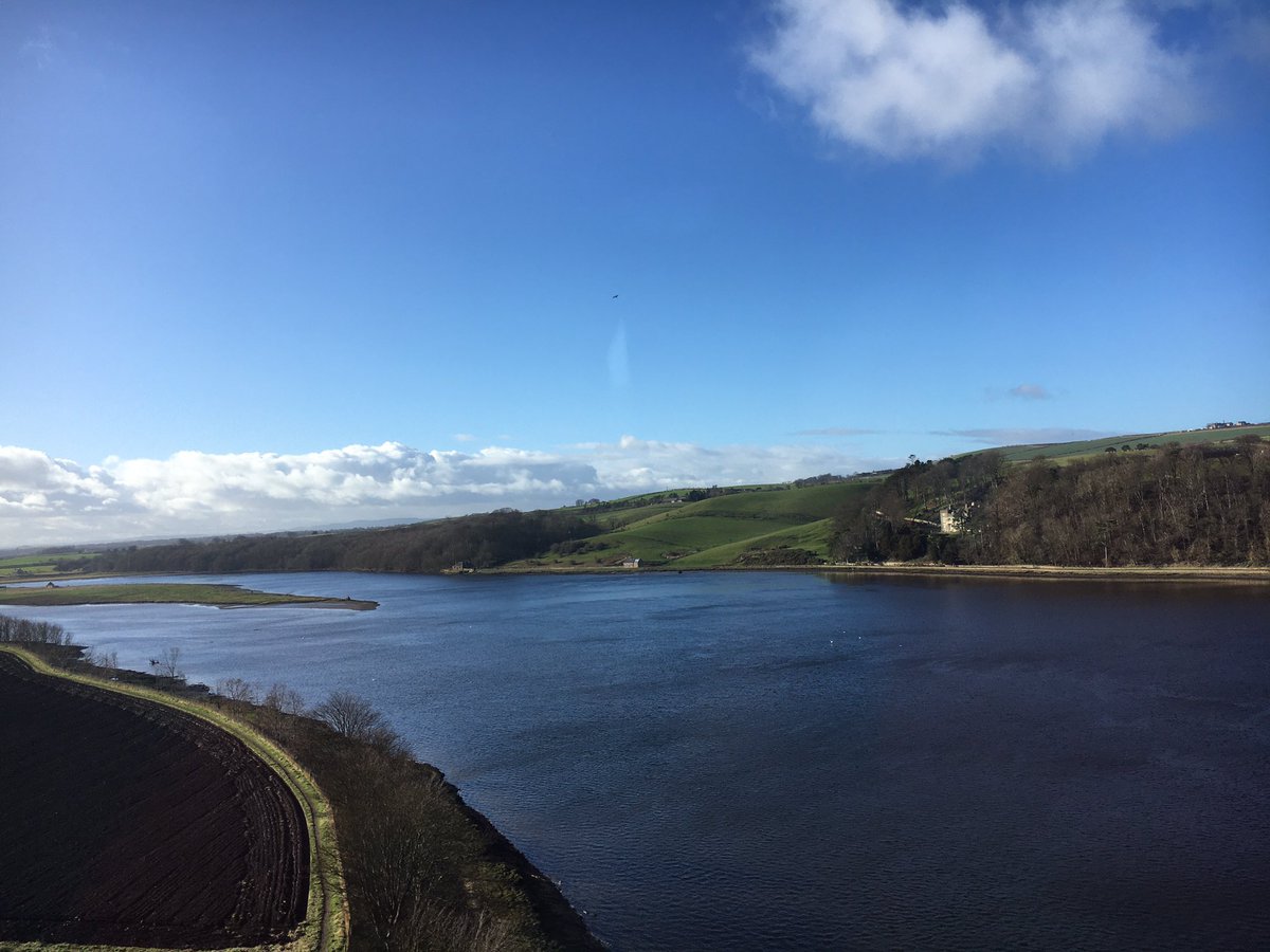 Nutty7Girl's tweet photo. On the way to Edinburgh today, hearing plenty of Madness from someone’s earbuds a few seats away! Lovely and sunny going through Berwick Upon Tweed #henpartyweekend #Edinburgh https://t.co/g6HPFvFoZF