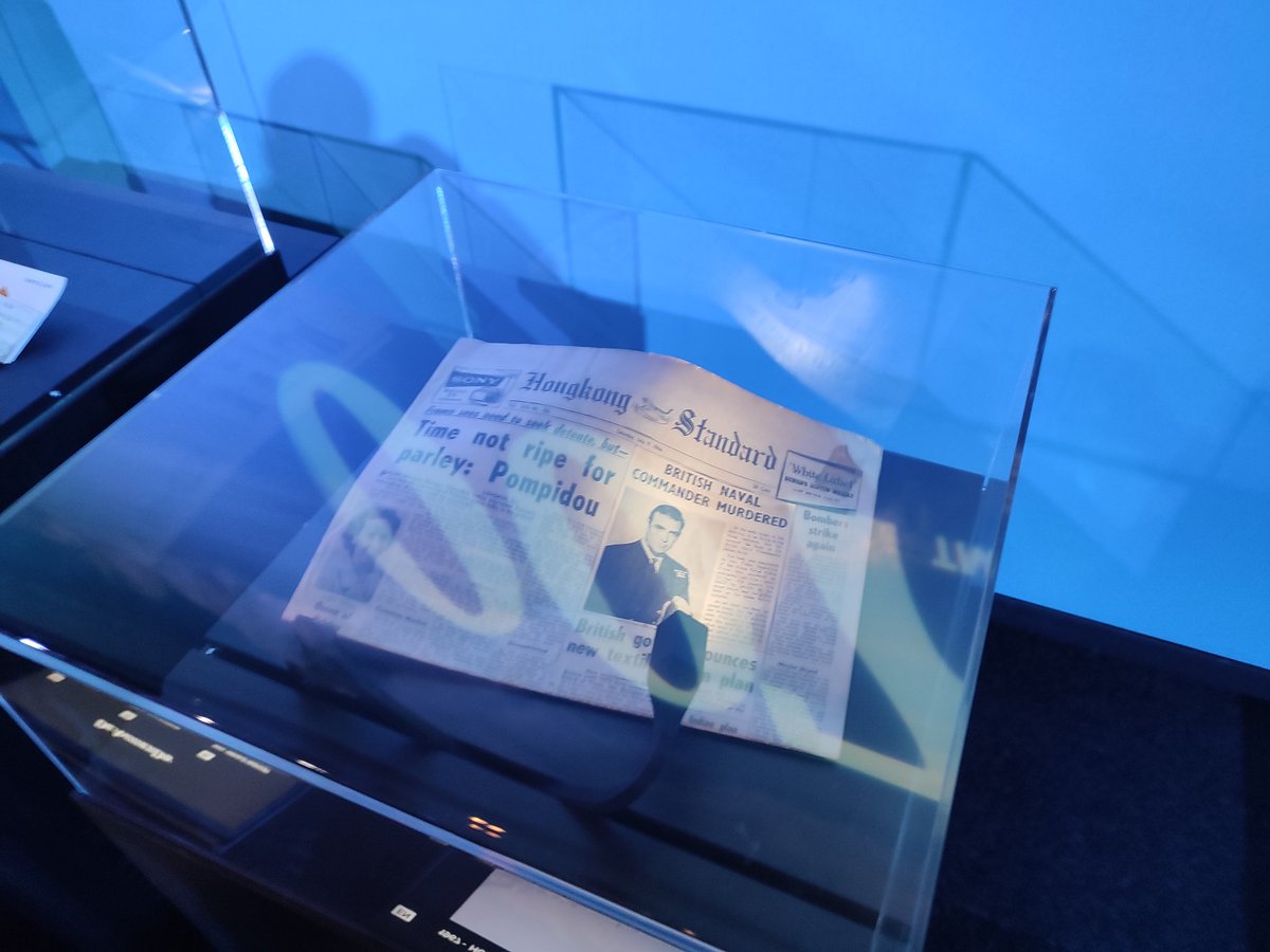 Kriegler007's tweet image. Not a lot from Sean's films but I did see Jupiter 16 (RIP Chris), the newspaper prop with Bond's obituary, and Little Nellie (not accompanied by her father), all from You Only Live Twice #JamesBond #BondInMotion