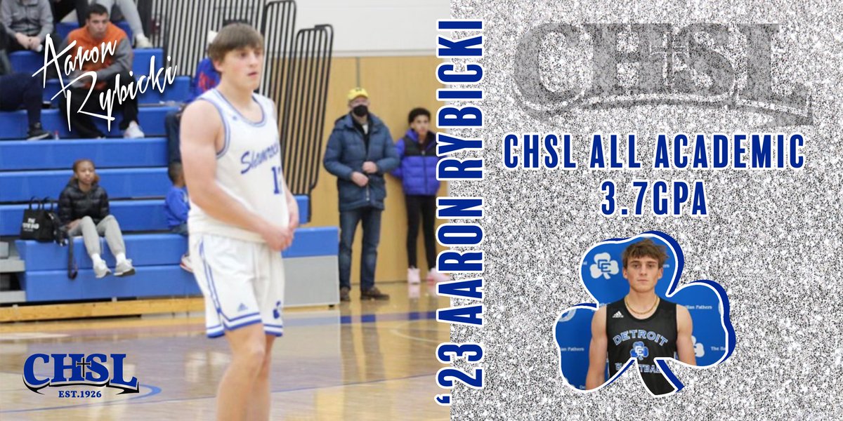 CoachSinawi's tweet photo. 🚨CHSL Honors🚨
Congrats to senior Aaron Rybicki, who was selected to the CHSL All Academic Team! The epitome of hard work & positivity, Aaron sets the standard for our team on the floor & in the classroom! Kid works his tail off & we are proud of you! #chawf #KPKG @DETROITCCAD https://t.co/wQKfMxN15O