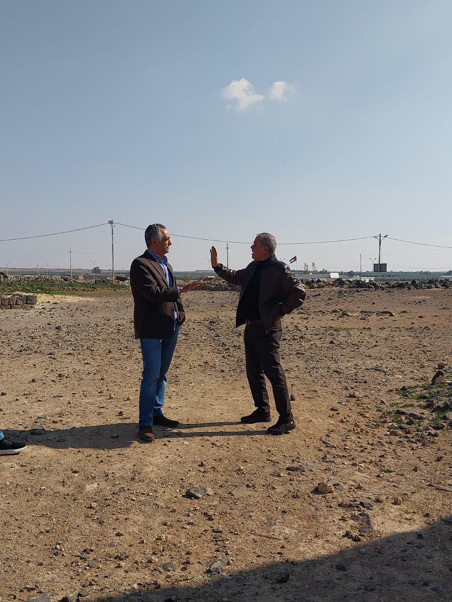 MOTA_Jordan's tweet photo. وزير السياحة والآثار يقوم بزيارة ميدانية لقصر المشتى والموقع الأثري في أم الجمال للإطلاع على واقع الحال والوقوف على الاحتياجات ومستوى النظافة بالموقع
https://t.co/6e77zWA5Mz https://t.co/yAv7TcObkD