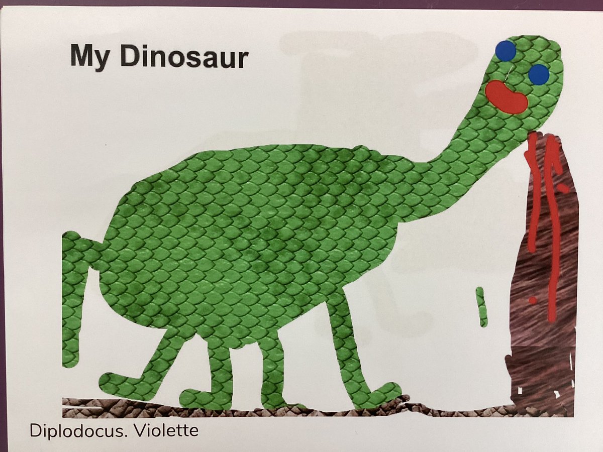 StJosephsBing's tweet photo. Reception created some fantastic dinosaur pictures on @purpleMash #sjbeyfs #sjbcomputing https://t.co/m2ISy426TQ