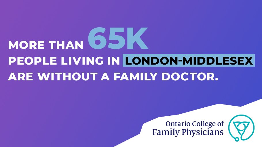 OntarioCollege's tweet photo. There are 2.2M across Ontario without a family doctor - people in all regions are impacted. It’s a basic right that each of us should be able to access a family doctor. https://t.co/vFo2ujW8l5
#LifeWithoutADoctor #Windsor #LdnOnt #Brampton #Bramalea https://t.co/HsTX48ohwU
