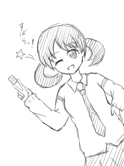 寝る前にちょい落書き
咲sakiの花田煌 