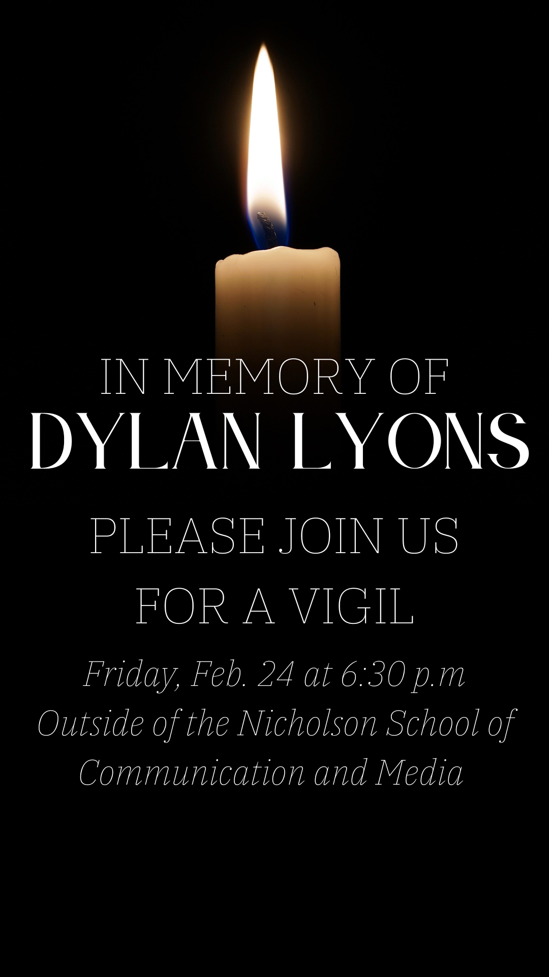 Nicholson School on Twitter "In honor of Dylan Lyons, there will be a
