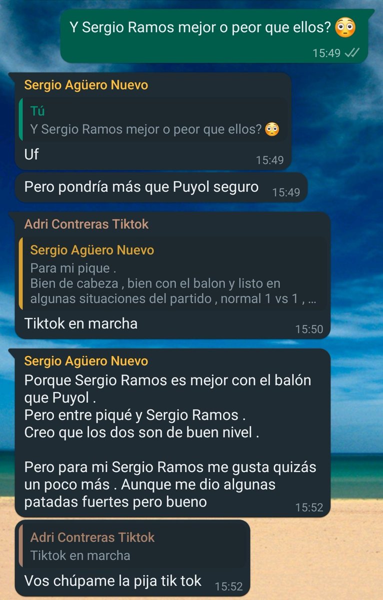 Soy un chismoso.