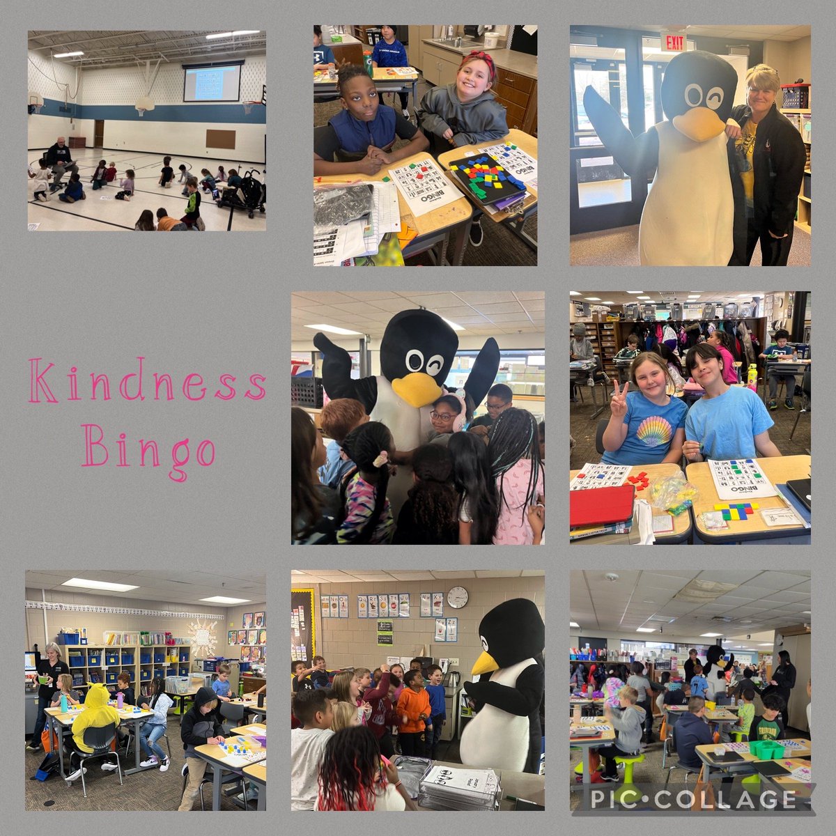 EPPenguins's tweet photo. Last week we celebrated Random Acts of Kindness Week!
*Mrs. Gunderson's class made kindness posters where students brainstormed and wrote out compliments to put on posters!
*2nd graders wrote kindness cards for Ebenezer Ridges Care Center!
*WHOLE SCHOOL kindness bingo! https://t.co/8RGoI78G17