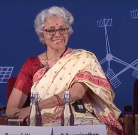 mssrf's tweet image. .@doctorsoumya #WSDS2023 highlights the importance of #equity in #health #gender &amp;amp; #climate, &amp;amp; the need for distributed #innovation, #technology transfer, science #communication + #community engagement in the process of change with inclusive #governance for actionable #solutions