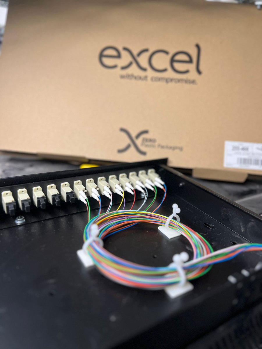 evrict's tweet image. Fibre cabling between the new building server room and 2 legacy buildings at Tarleton Academy completed this week. Next up is the server room fit out, racking new switches and patching. #tarletonacademy #datacabling #schoolrebuildingprogramme