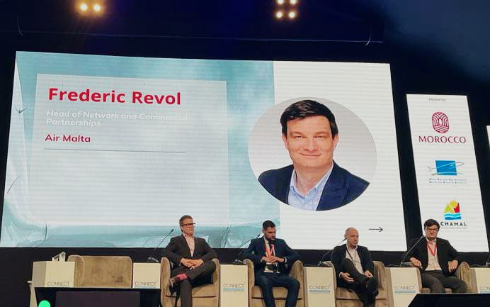 Earlier today Frédéric Revol, Air Malta's Head of Network and Commercial Partnerships, participated in a panel discussion about #businesstravel and our #airline's positioning in this competitive sector at the CONNECT Aviation - Route Development Forum, in Tangiers. 
#airmalta