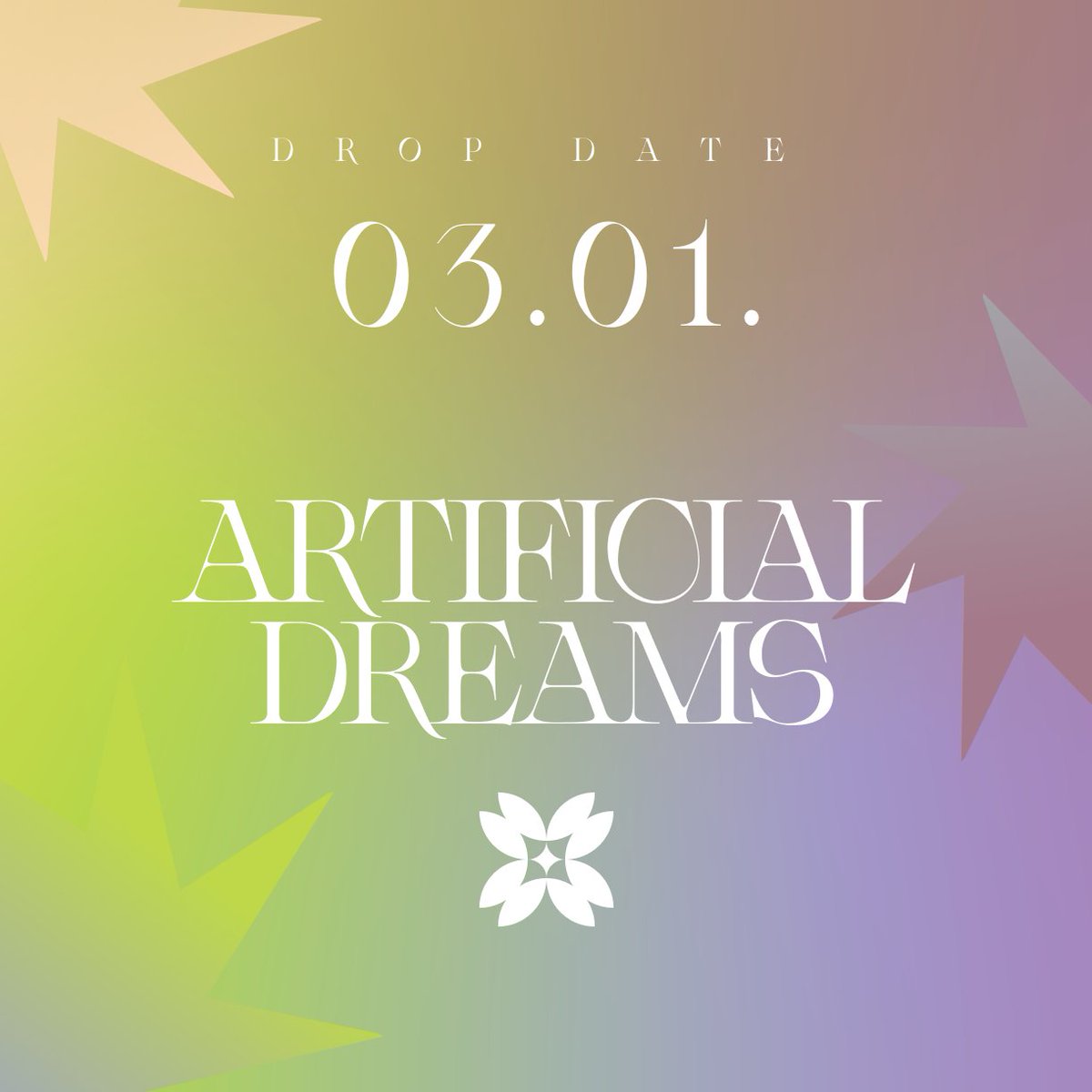 🟪🟩 ARTIFICIAL DREAMS DROP 🟩🟪

Our 8 artists have been revealed. 

📆 Public sale starts: 1 March 5 PM UTC
📆 Genesis sale: 1 March 3-5 PM UTC

💎 Drop size: 160

More details in our Discord 
▶️ discord.gg/CukFtSXQ36
