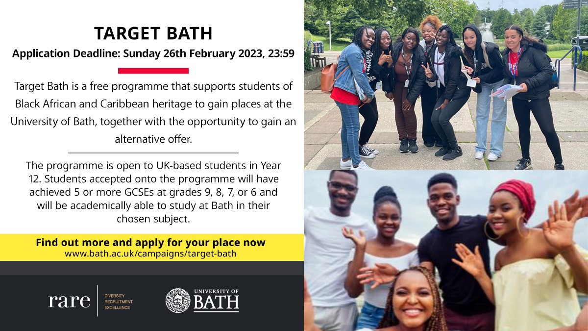 University of Bath on Twitter "⏰ This is your last chance to apply for