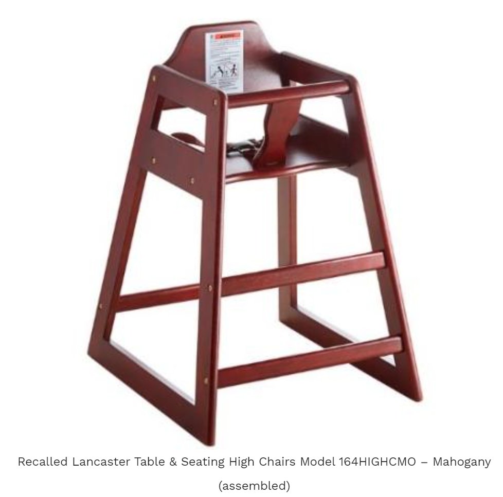 US Consumer Product Safety Commission on Twitter "Recall Clark Associates recalls Lancaster