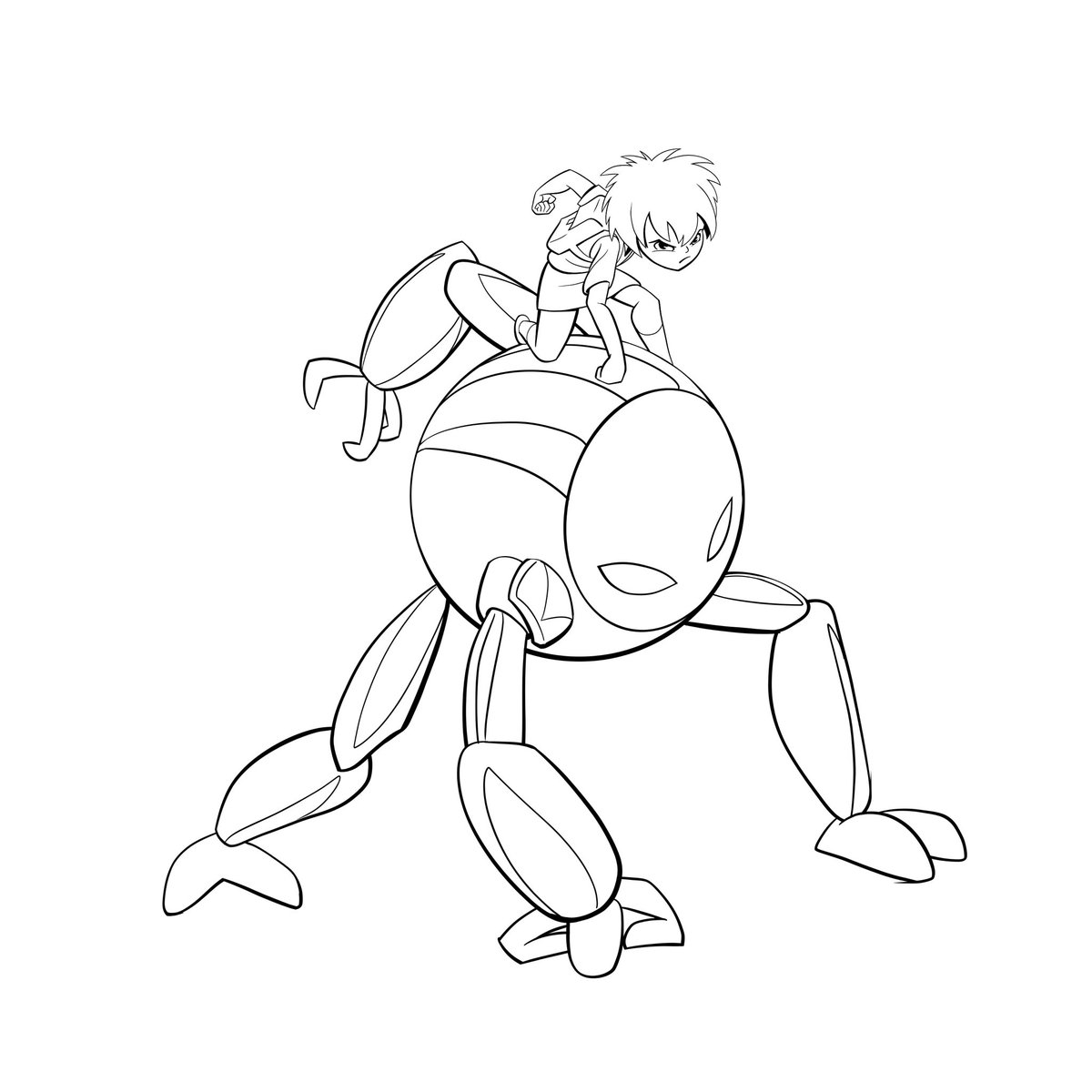 Tonycartoonish's tweet photo. #webruary2023 #webruary #peniparker #mech #robot #spiderman #intothespiderverse #spiderverse #adobefresco pose reference used @theposearchives #dtpiysfeb23 https://t.co/824NGavyDS
