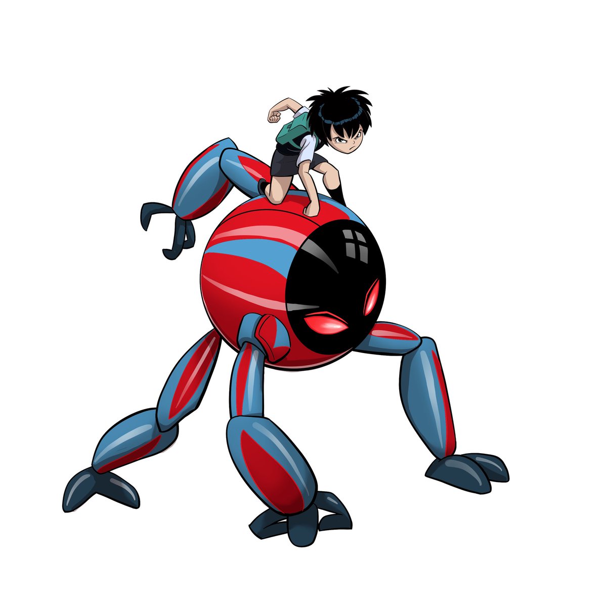 Tonycartoonish's tweet photo. #webruary2023 #webruary #peniparker #mech #robot #spiderman #intothespiderverse #spiderverse #adobefresco pose reference used @theposearchives #dtpiysfeb23 https://t.co/824NGavyDS