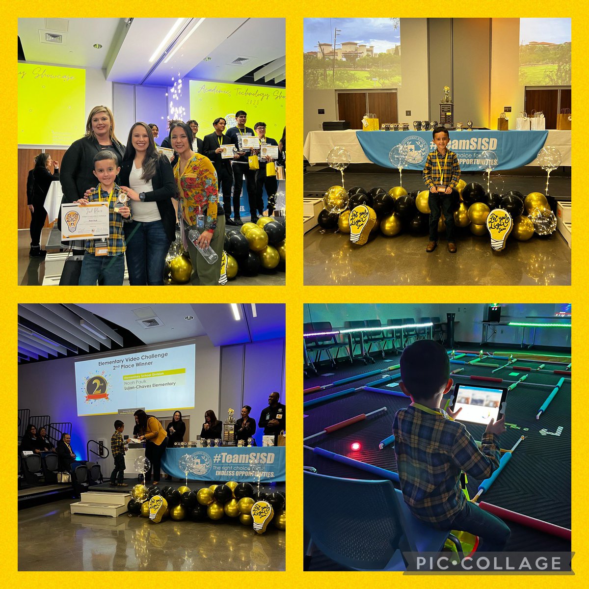 Had a wonderful time at the Technology Showcase! So proud of you my Love!! Keep letting your light shine!! ⭐️💙⭐️Thank you @ggarza_LCES , @LChavez_ES & @APena_LCES for your support and encouragement! #TeamSISD